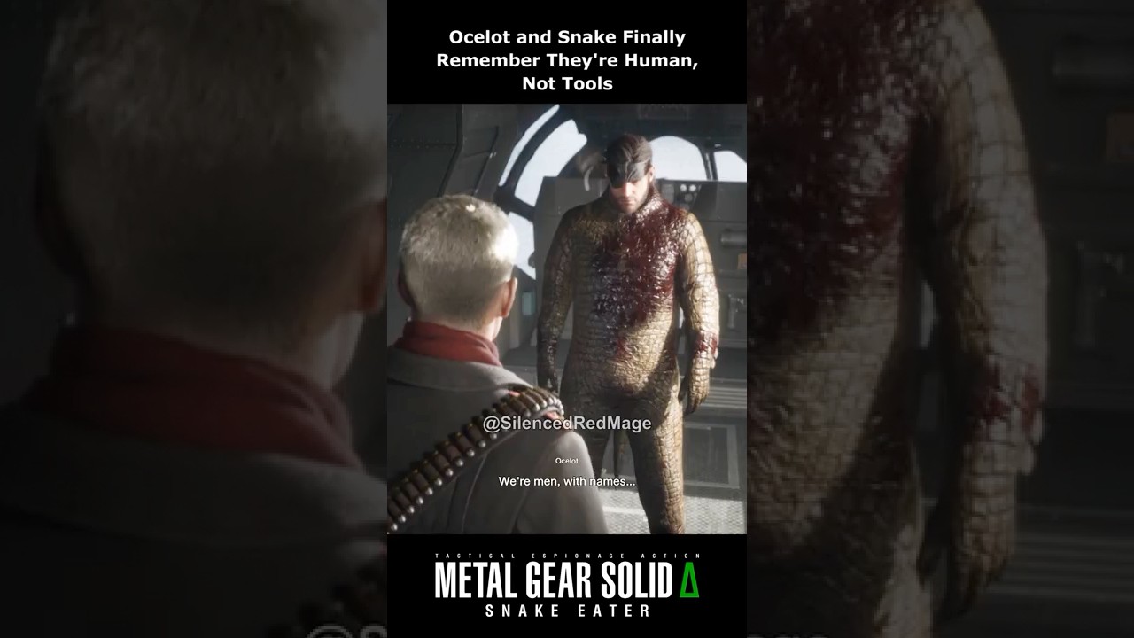 Ocelot and Snake Exchange Their Real Names #metalgearsolid #mgs3