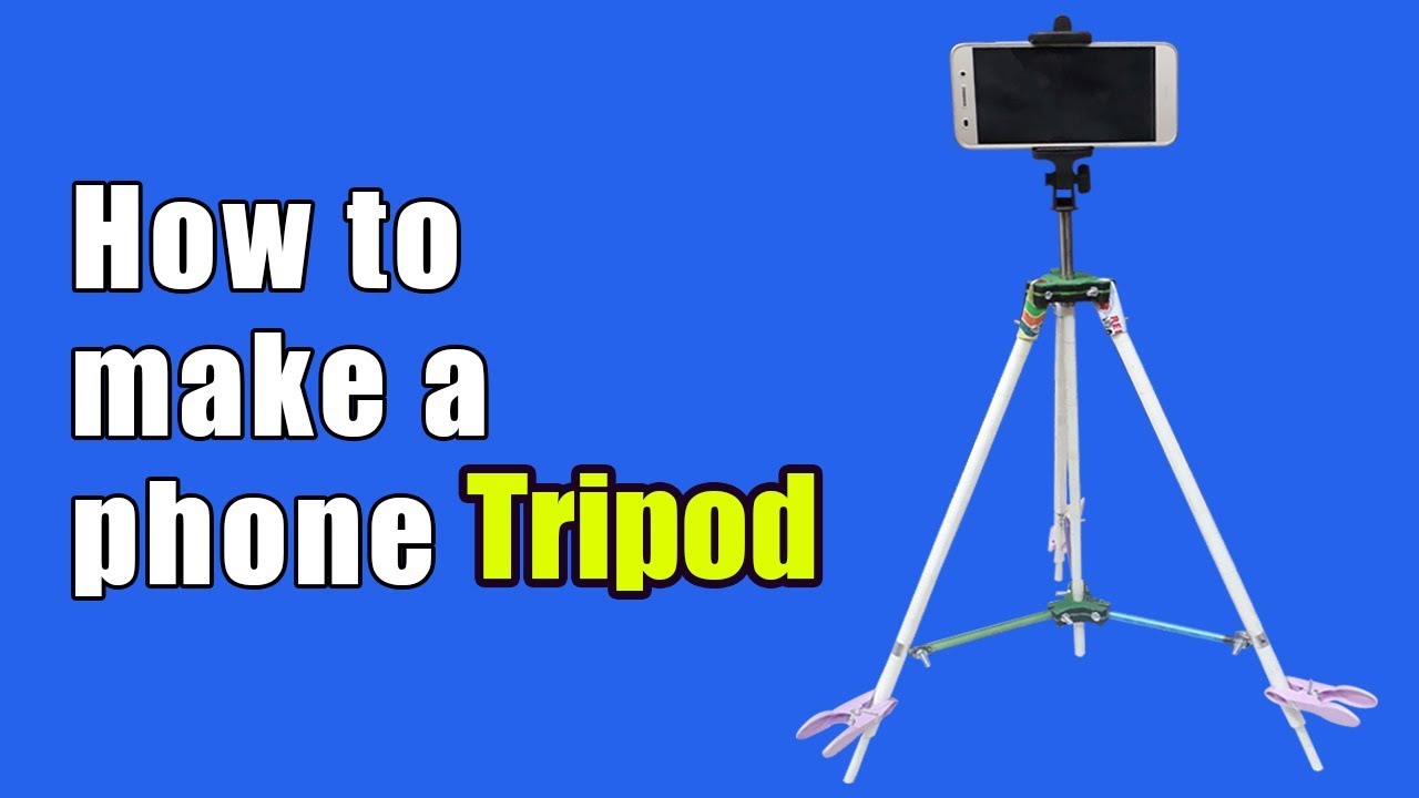 How to make a phone tripod