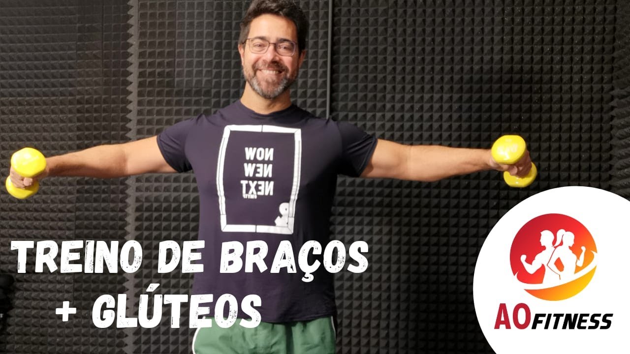 LIVE - Treino de braços e glúteos completos