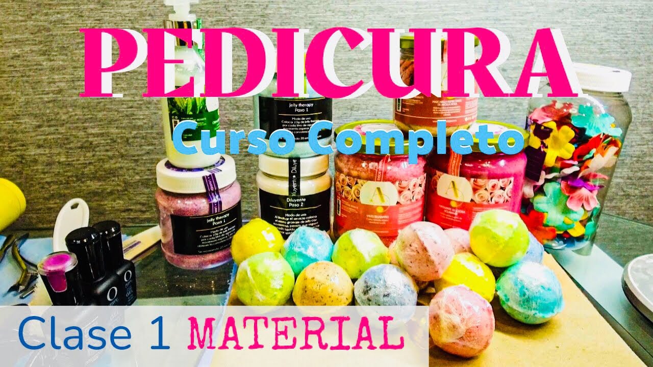 CURSO COMPLETO PEDICURA RUSA TECNICA MIXTA SPA / CLASE 1 MATERIAL / MATERIAL BASICO PARA PEDICURA
