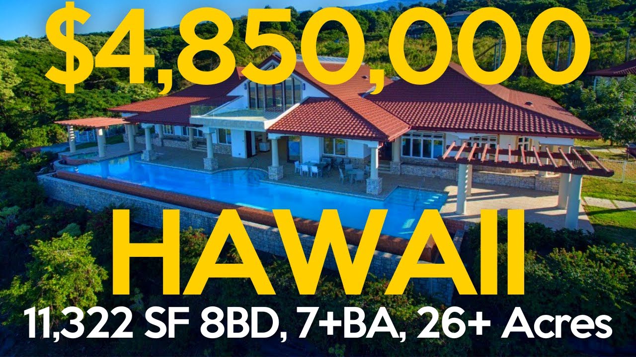 $4,850,000 over 11,000SF   26.2 Acres on 5 Parcels  96ft Infinity Pool