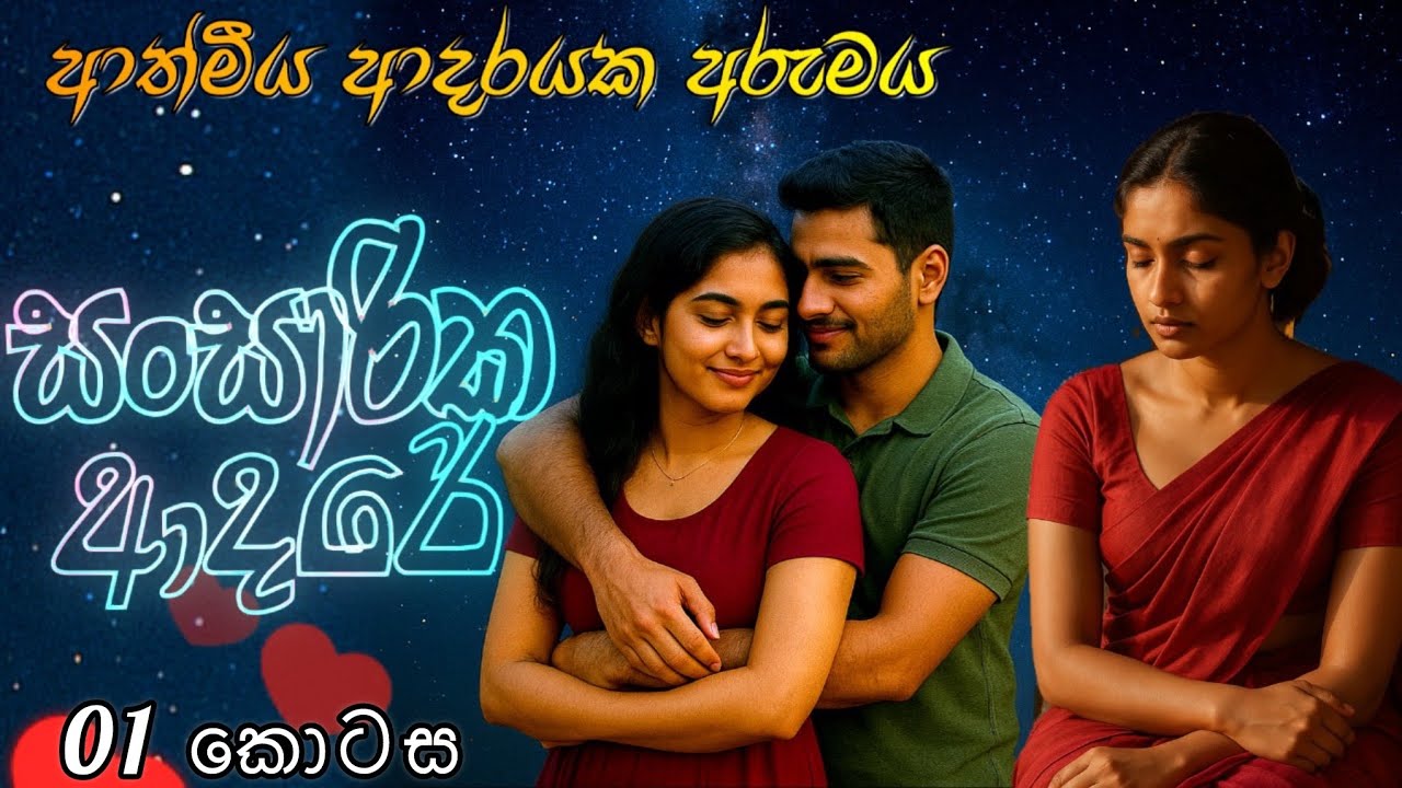සංසාරික ආදරේ-01 | ආත්මීය නව කතාවක්|Sansarika Adare#sinhalanovels 