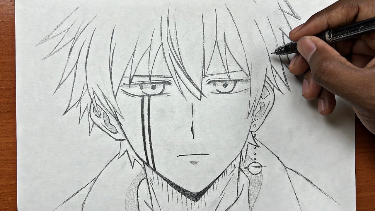 Mashle drawing || How to draw lance crown step-by-step