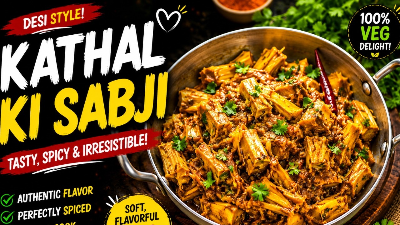 restaurant style masala Kathal ki sabji