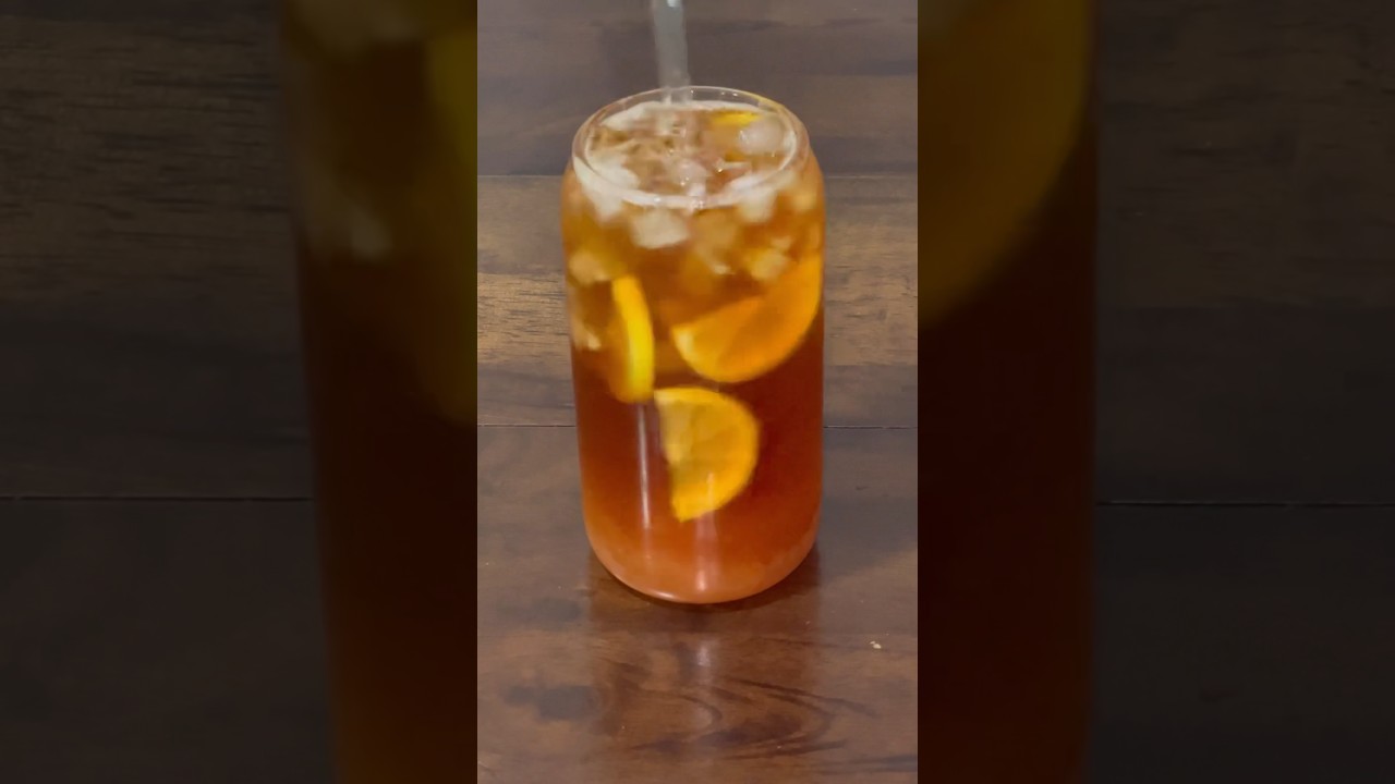 peach iced tea 🍑 #shorts