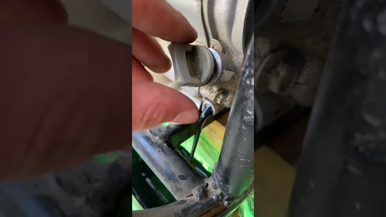 How to drain your minibike oil