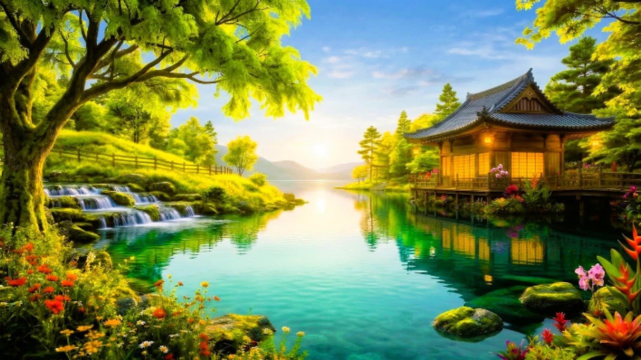 Calm Your Mind and Nervous System 🌿 Soft Piano and Forest Birds  Relaxing Nature Sounds