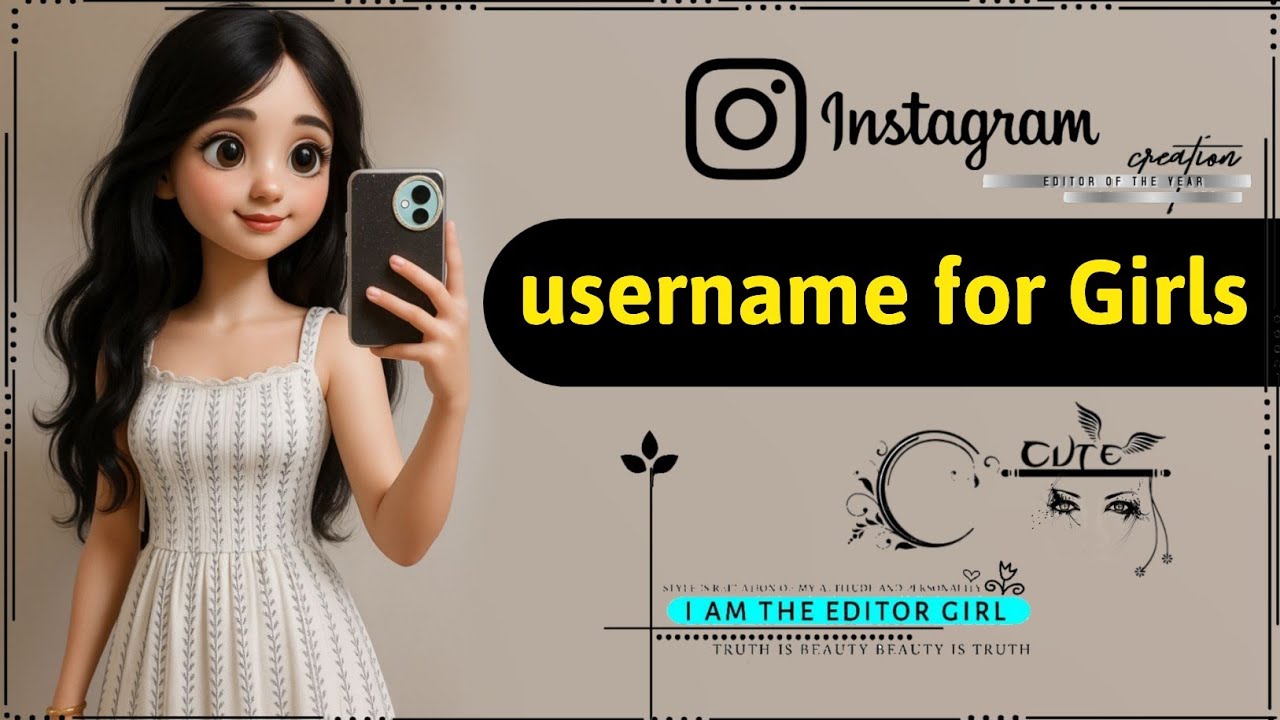 🌸 Cute & Aesthetic Instagram Names for Girls | Latest Insta IDs Ideas