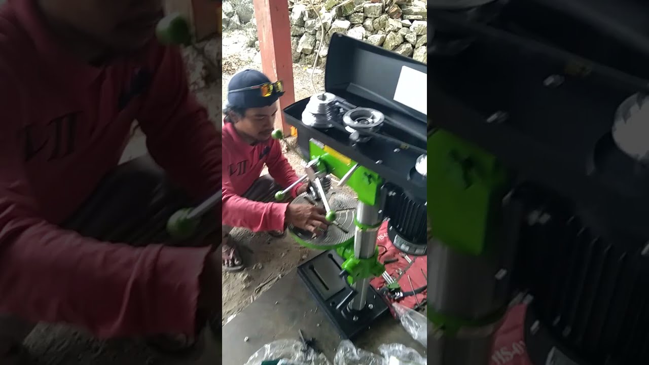 bor duduk ryu tekiro 16 mm ukuran bor yang besar ternyata power nya  besar juga