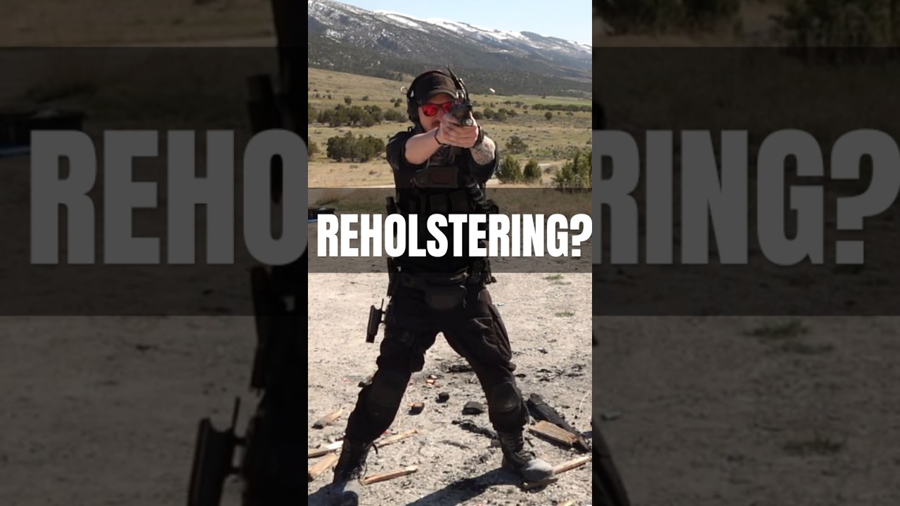 Reholstering? #shorts #tactical #hk #gun #funny #shooting #pistol #pewpew #shootingsports