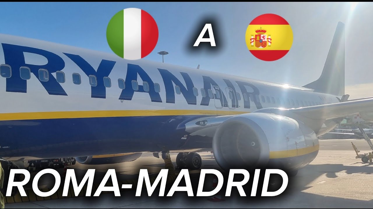 VUELO  ROMA ITALIA - MADRID ESPAÑA 🇪🇸