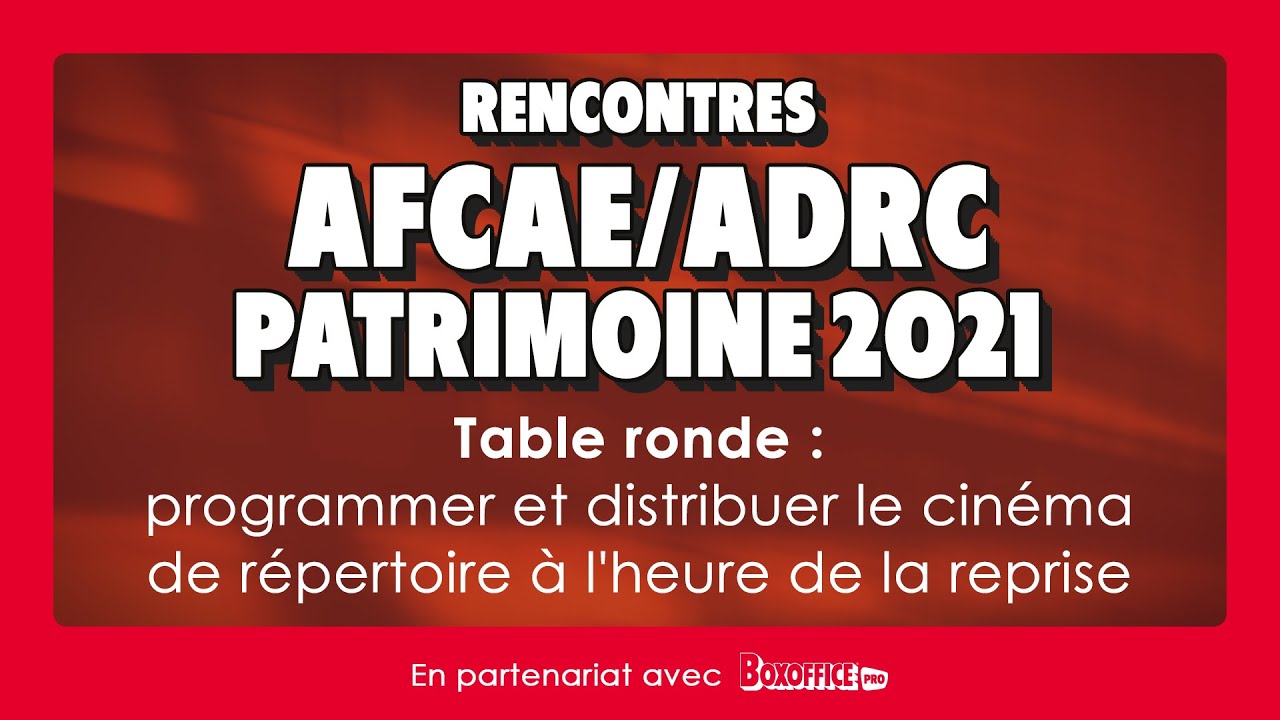 Rencontres Patrimoine 2021AFCAE ADRC, la table ronde