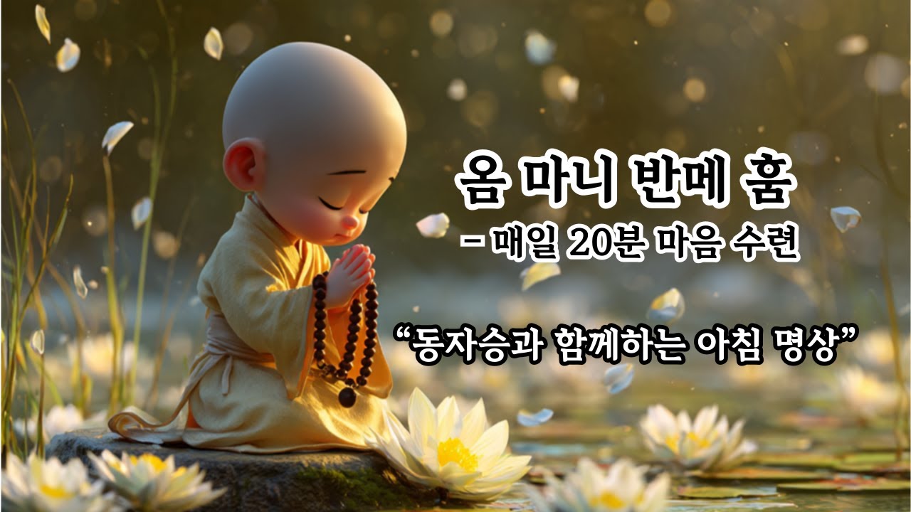 옴 마니 반메 훔 &ndash; 20분 아침 명상 | 부처님의 축복과 함께 소원성취 | Om Mani Padme Hum Morning Meditation