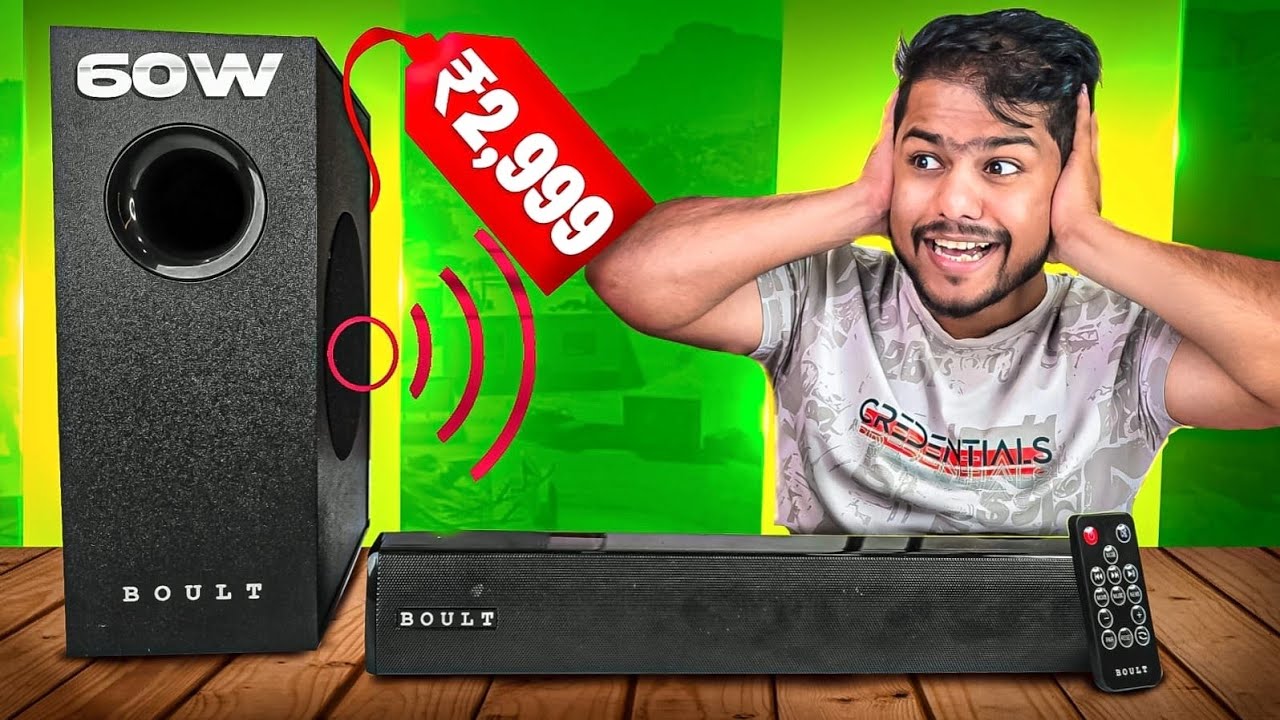 Boult BassBox X60 Soundbar Unboxing | Best Budget Soundbar for TV & Music in 2024