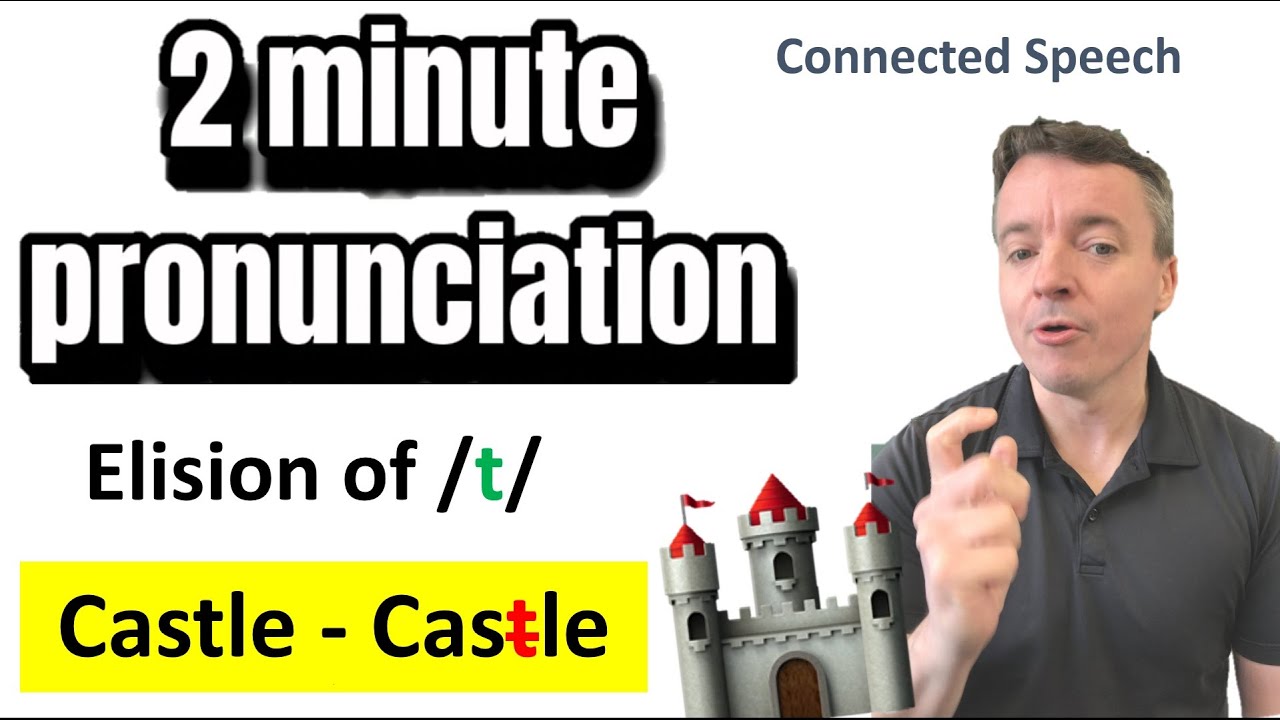 Elision of /t/ - connected speech - 2 Minute Pronunciation