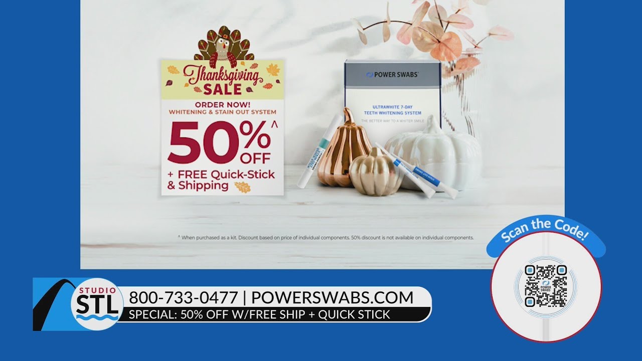 Power Swabs oferuje 50% zniżki na wybielanie zęb&oacute;w!