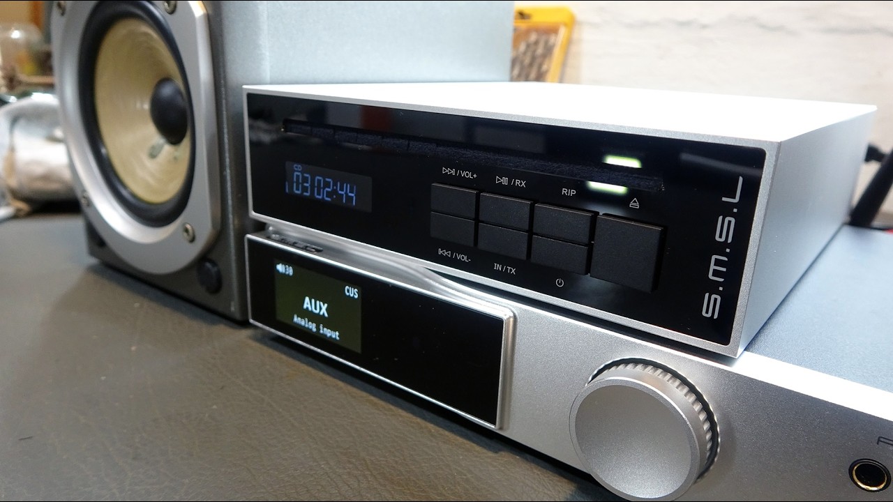 Replace the glass panel and upgrade the firmware for the SMSL PL20 CD player