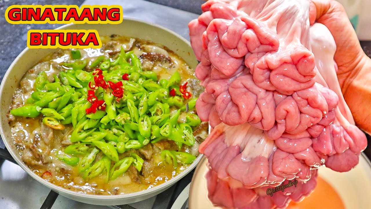 ISAW NG BABOY NA NILUTO SA GATA AT KONTING SILI