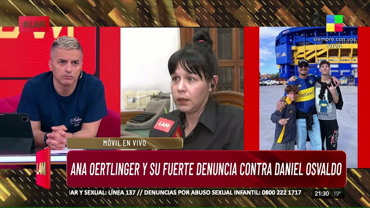 📢 La FUERTE DENUNCIA de Ana Oertlinger contra Daniel Osvaldo