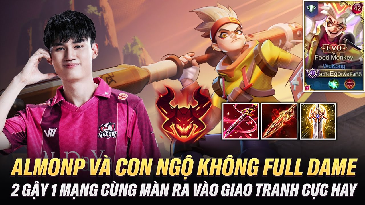 AlmondP V&agrave; Con Ngộ Kh&ocirc;ng 2 Gậy 1 Mạng C&ugrave;ng C&aacute;ch Ra V&agrave;o Giao Tranh Cực Đỉnh Tr&ecirc;n Rank Th&aacute;ch Đấu Th&aacute;i