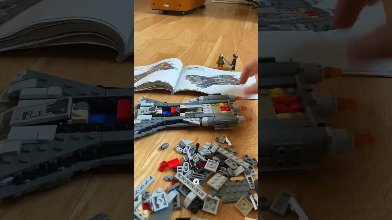 Lego pirate snub fighter speed build! #lego #legostarwars #legosets