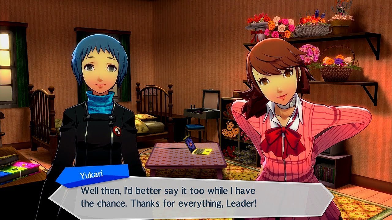 Persona 3 Dancing In Moonlight When Fuuka And Yukari Rely On Door!!!
