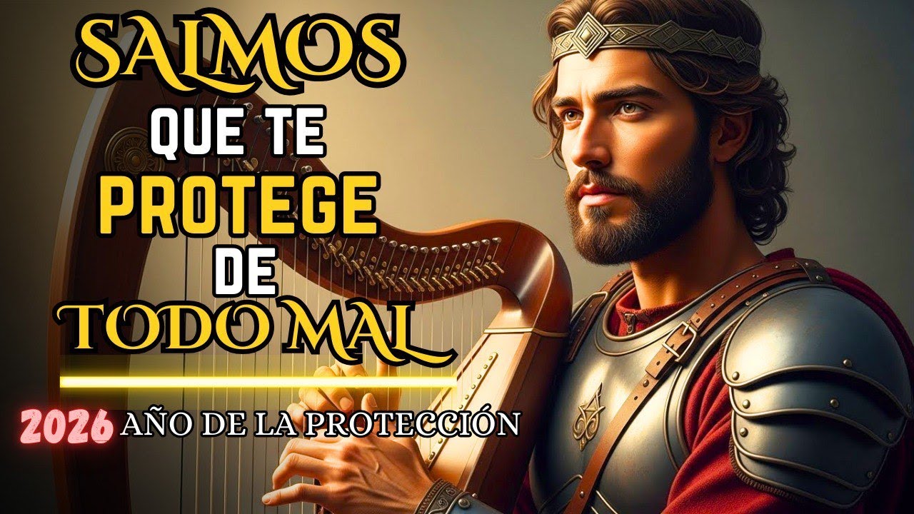 SALMOS PARA PROTEGERNOS DE TODO MAL EN EL AÑO 2026 | Salmos de David Con Poder #salmos