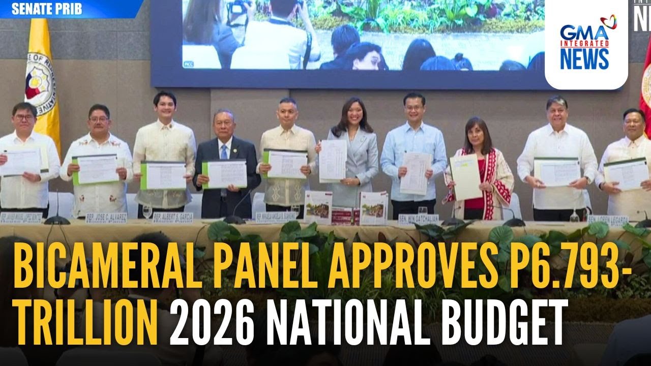 ICYM - Bicameral Panel Approves P6.793-Trillion 2026 National Budget | GMA Integrated News