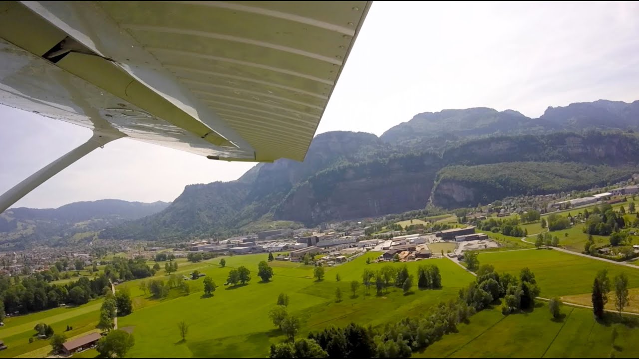 Von Hohenems-Dornbirn (LOIH) über den Bodensee, mit ATC (C172 G1000)