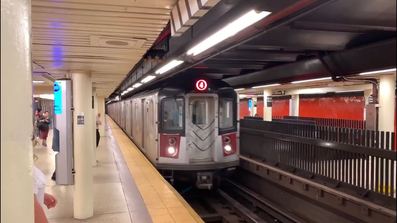 NYC IRT Lexington Avenue Line: R142/A (4) & (5) trains @ Bowling Green