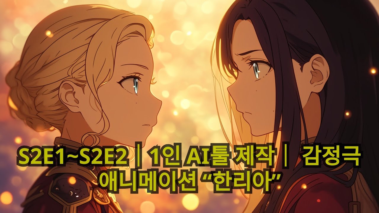 감정극 애니메이션(AI툴 제작)(걸 크러쉬, 참교육) S2E1~S2E2 I'm President Han [한리아] #AI애니 #기싸움 #사이다 #여성리더 #추천영상 #캐미