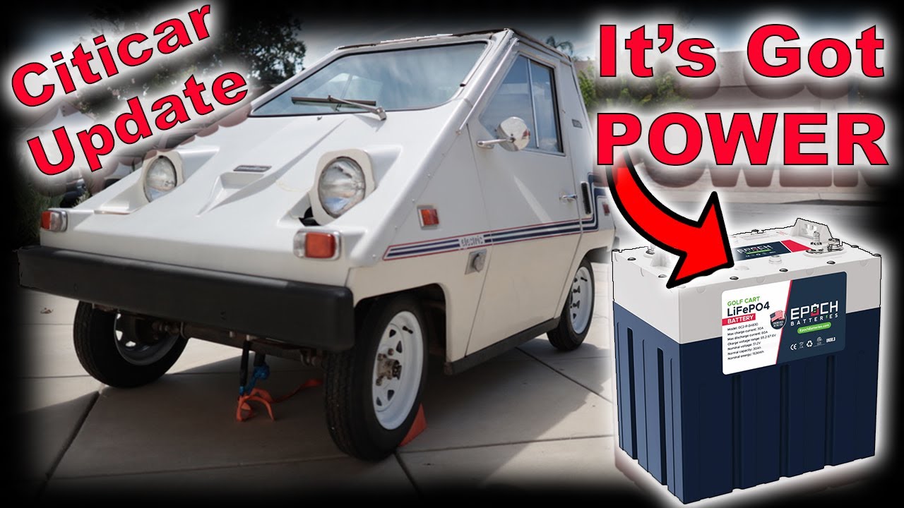 CitiCar Project Update - BATTERY INSTALL!