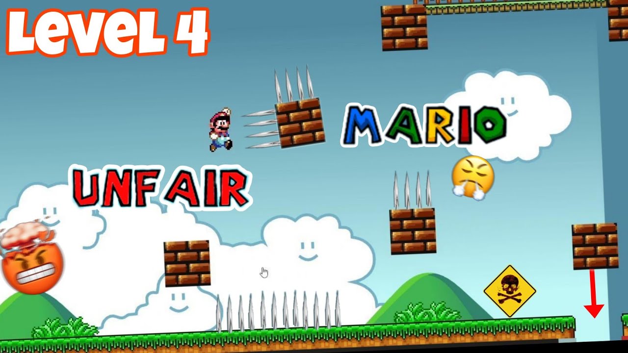 Unfair Mario Level 4 Complete | Full Gameplay With Commentary