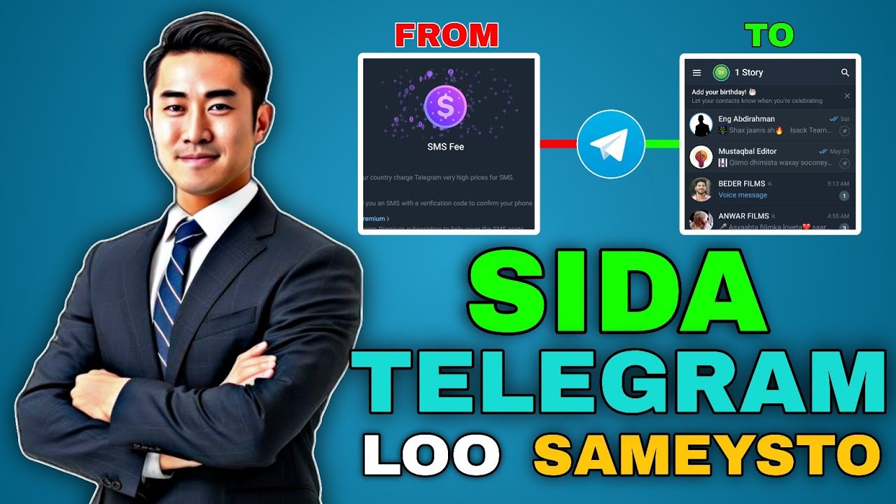 Telegram || Sida loo sameysto Telegram lacag ku weydiinayo