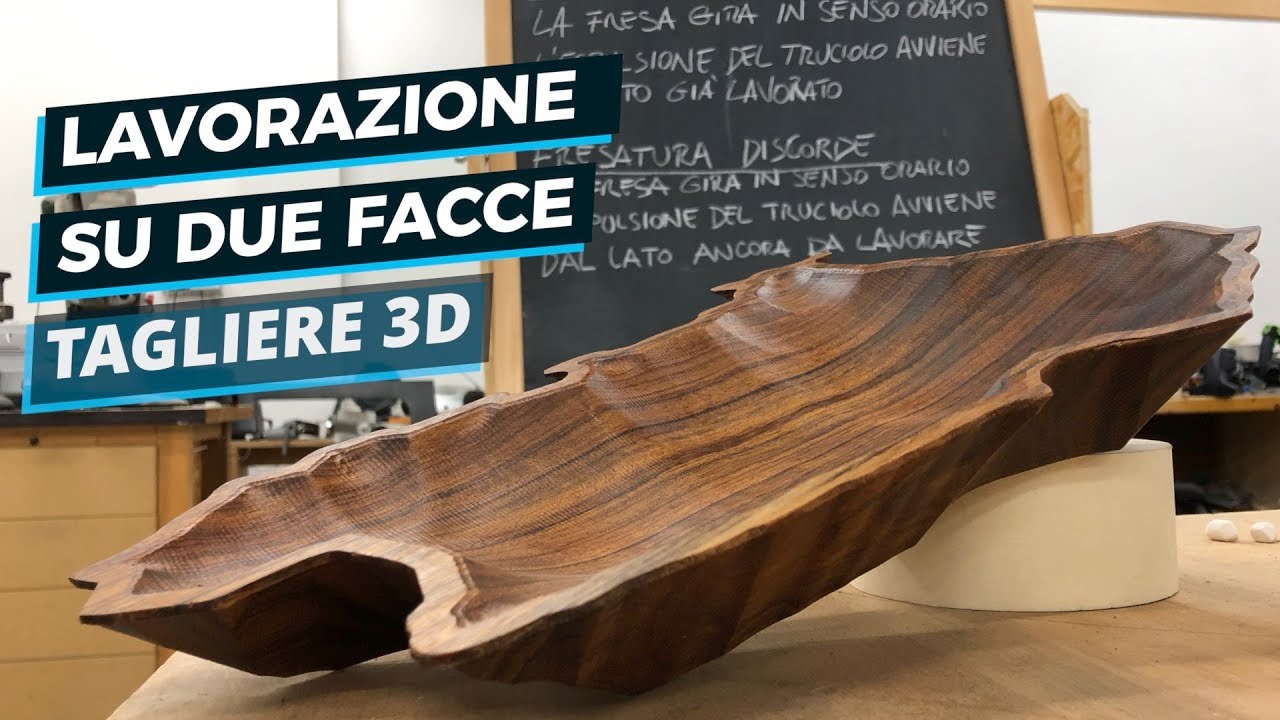 TAGLIERE 3D - FRESATURA CONCORDE E DISCORDE ALLA CNC