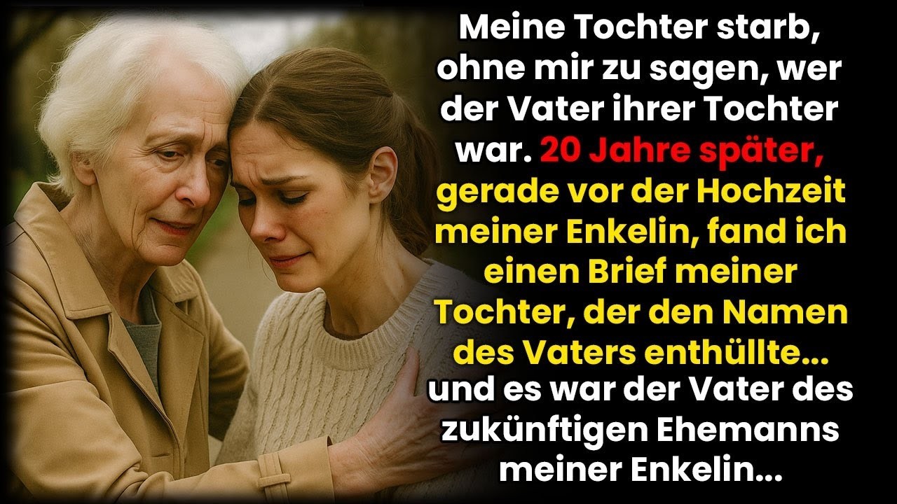 Vor der Hochzeit meiner Enkelin erfuhr ich; Ihr Vater ist auch der Vater ihres Verlobten…