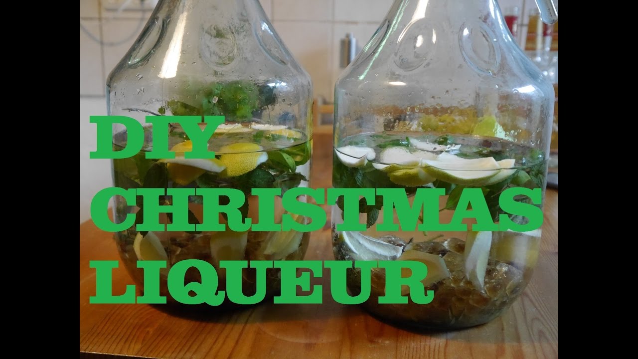 DIY Herbal Liqueur - Perfect Christmas present!