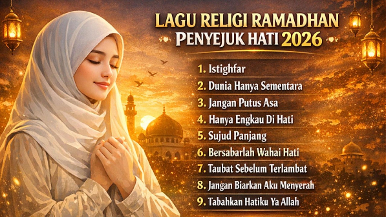 Lagu Religi Ramadhan Terbaru 2026 | Kumpulan Playlist Islami Penyejuk Hati