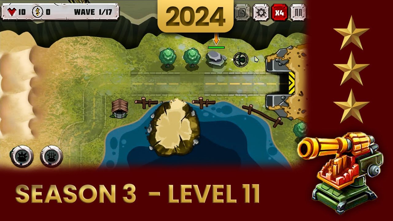 Battle Strategy: Tower Defense - Season 3 Level 11 (2024 Update) Walkthrough
