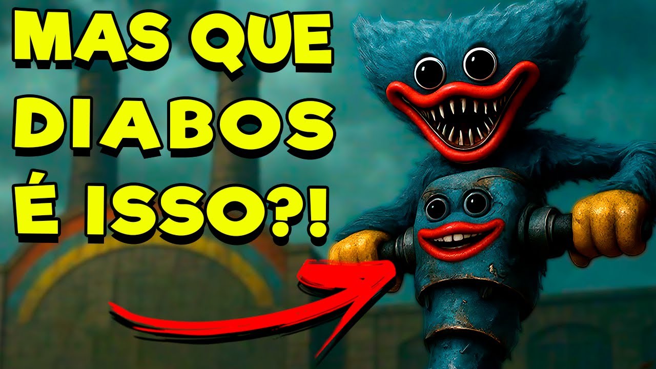 Huggy Wuggy BRITADEIRA! FINALMENTE Poppy Playtime 4 da ZUEIRA