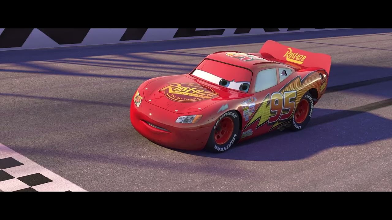 Cars The King Crash Scene