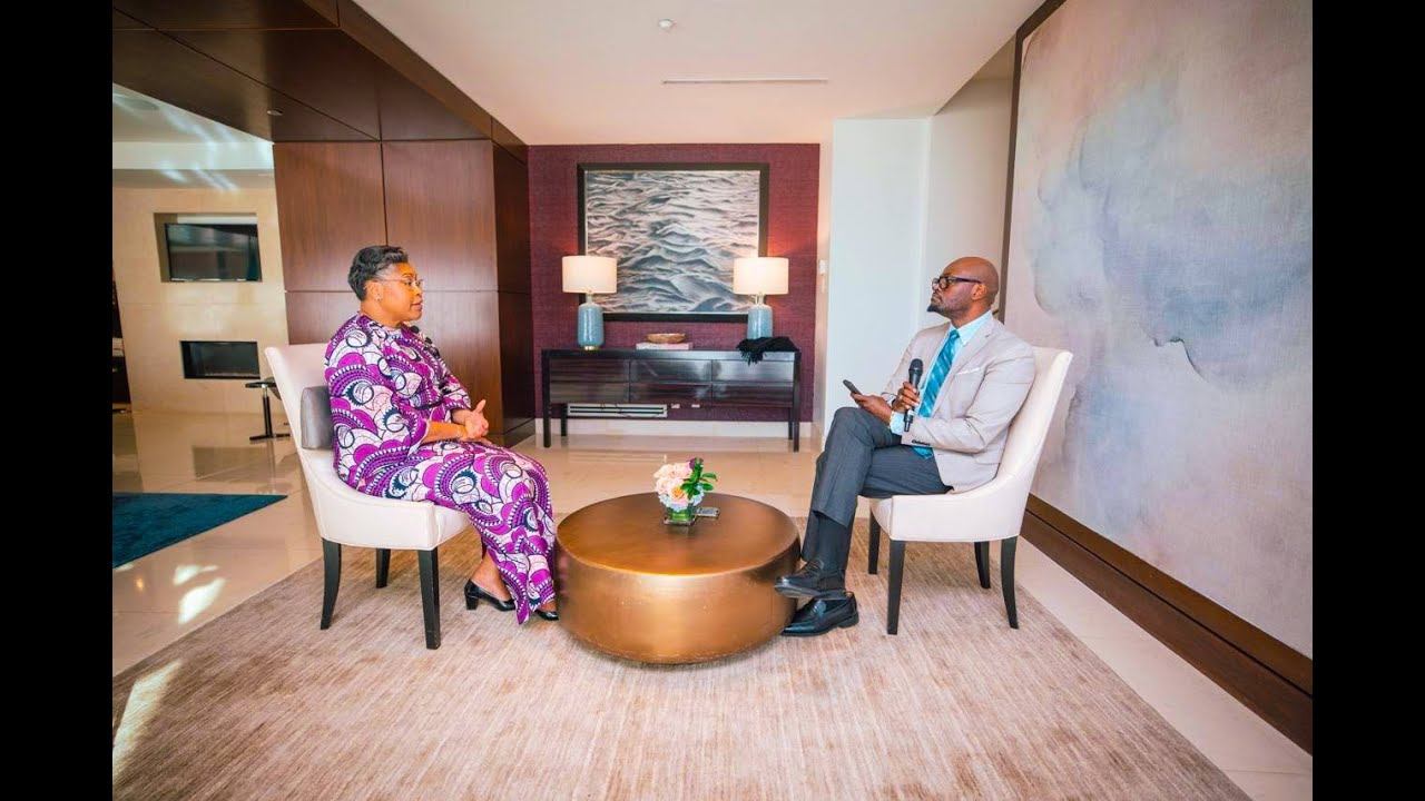#GrandsEnjeux | Forum USA–RDC : Roger Muntu reçoit S.E. Judith Suminwa Tuluka, Première Ministre