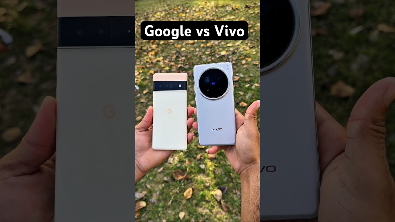 Google pixel 6 pro vs Vivo x200 pro camera test which one is better?#shorts #foryou