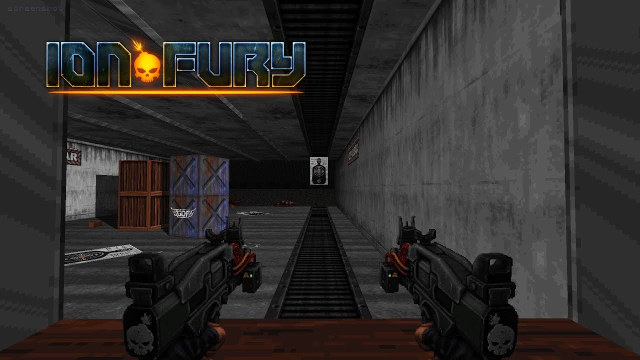 Ion Fury - First Weapon Mod  - Ion Uzi Mod -  Showcase - 1080p 60fps