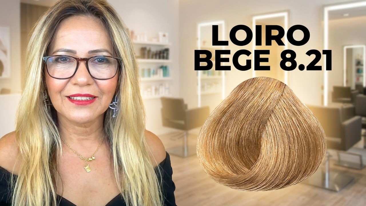 MISTURAS CABELO LOIRO BEGE 8.21 PARA COBRIR BRANCOS | PINTAR SEM DESCOLORIR | FAZER MECHAS