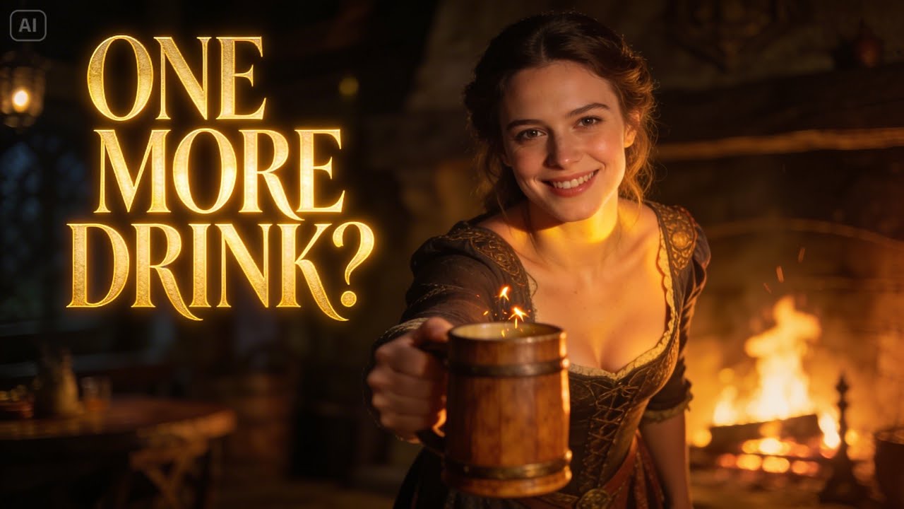 Fire in the Night 🔥 | 40 Min Celtic Tavern Music – Medieval Ambience with Fiddle & Bagpipes
