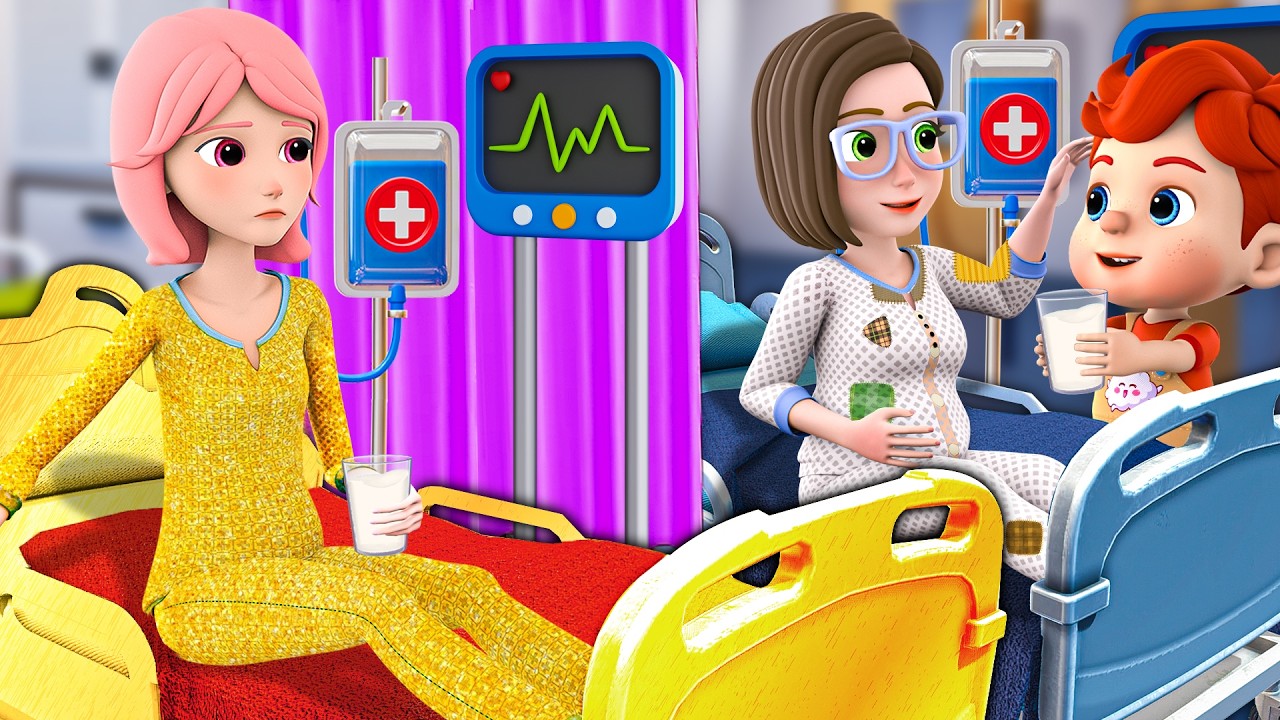 Madre Rica Vs Madre Pobre | Cuidando a Mamá Embarazada | Canciones infantiles para Niños | YoNeo