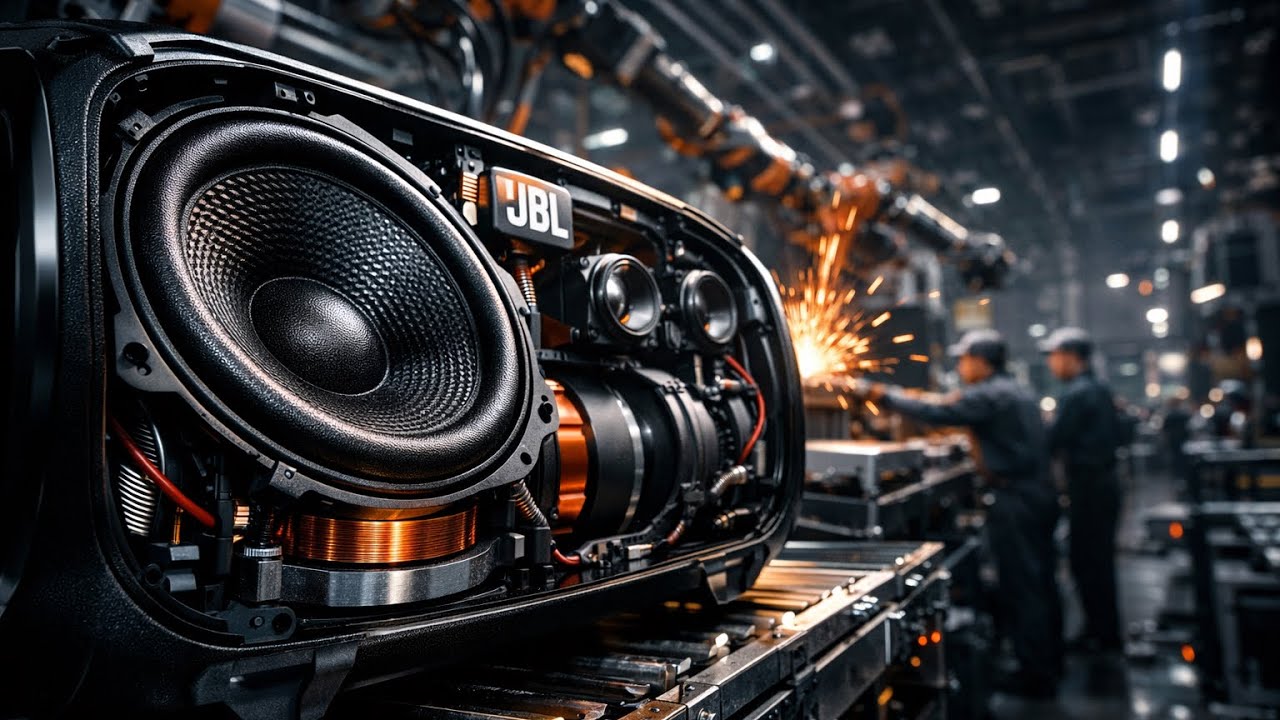 Así se Hace un Altavoz JBL BOOMBOX: Potencia, Precisión y Acústica