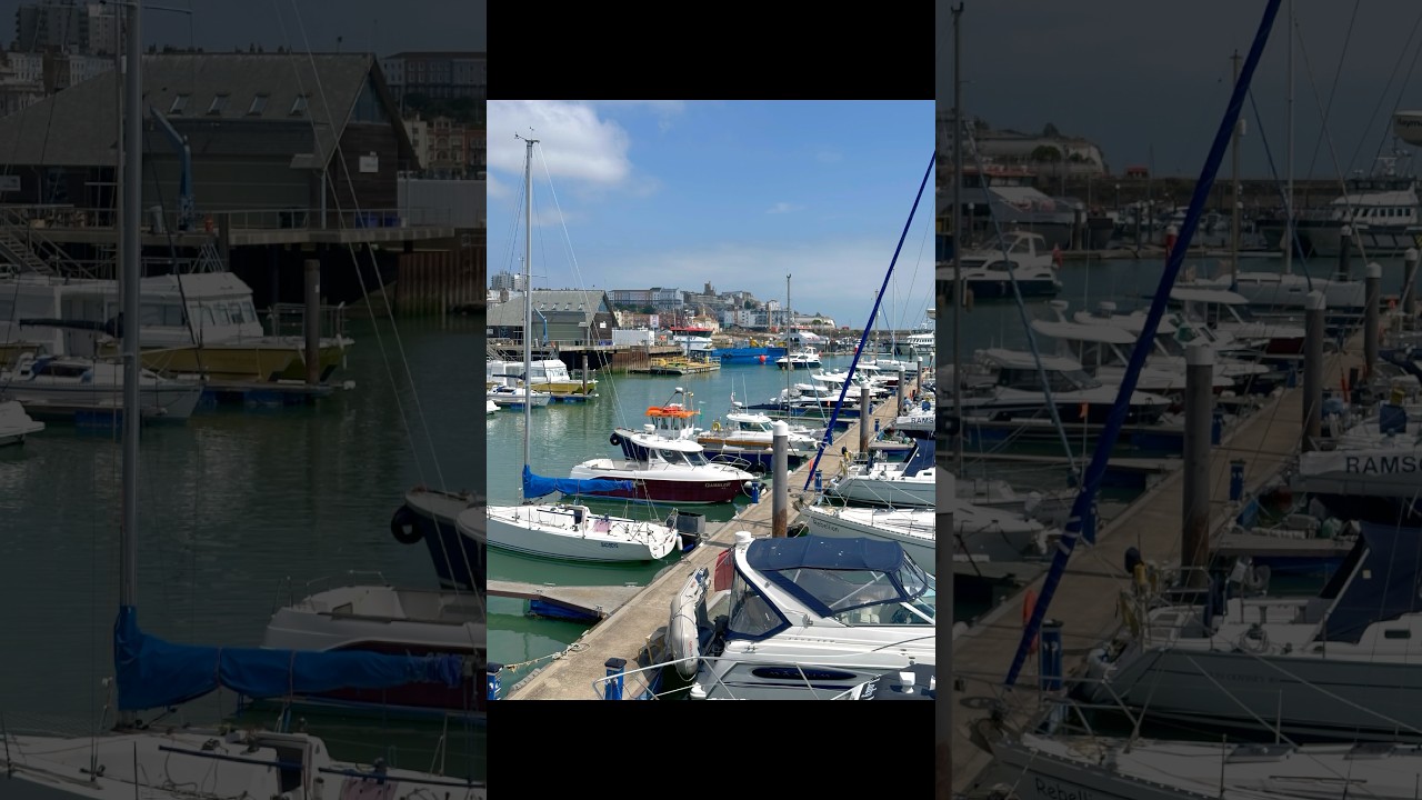 A glimpse of Ramsgate Marina 