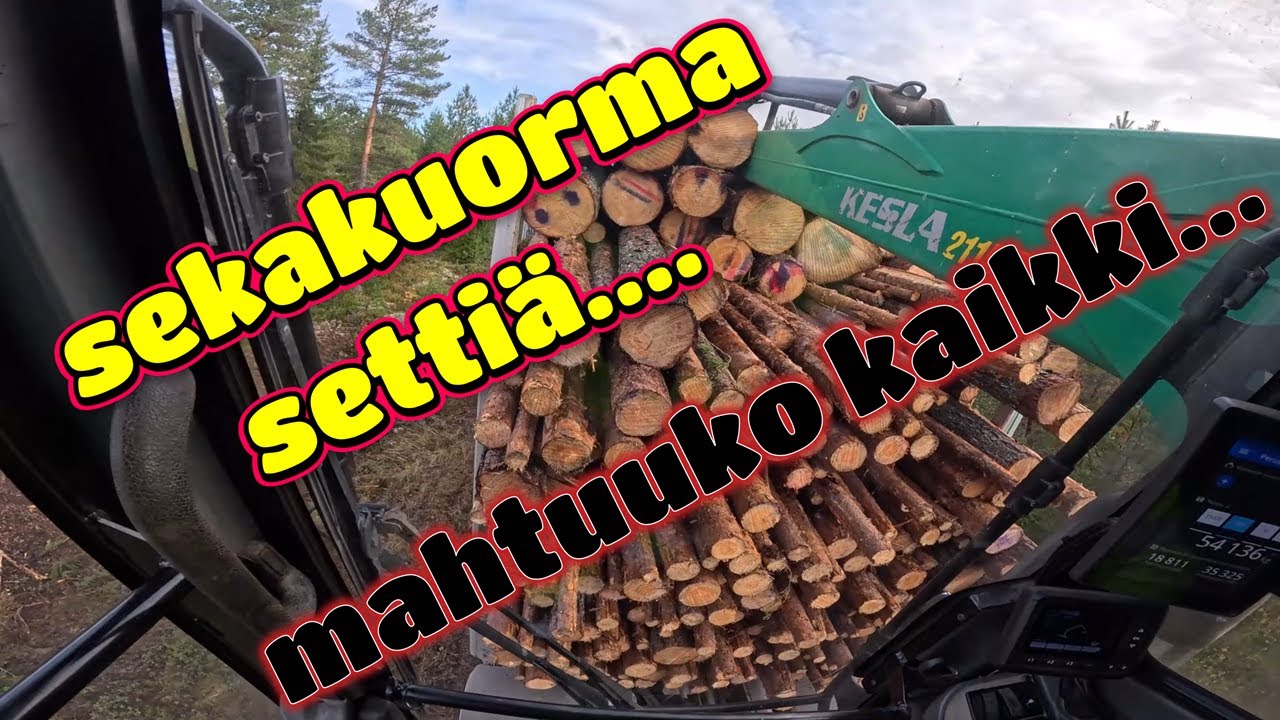 Sekakuorma settiä... MAHTUUKO KAIKKI....
